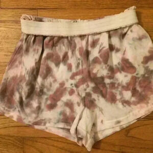 New tie dye shorts.